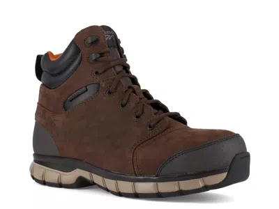 Reebok Work Sublite Cushion Alloy Toe Work Boot In Brown