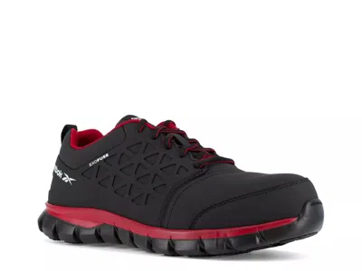 Reebok Work Sublite Cushion Composite Toe Work Boot In Black