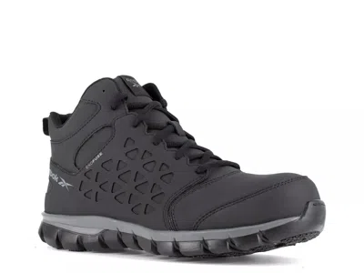 Reebok Work Sublite Cushion Composite Toe Work Boot In Black
