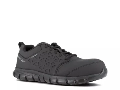 Reebok Work Sublite Cushion Composite Toe Work Boot In Black