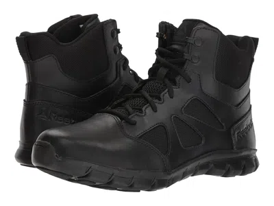 Reebok Work Sublite Cushion Tactical 6 Boot Men's Boots Black: 11.5 D - Medium