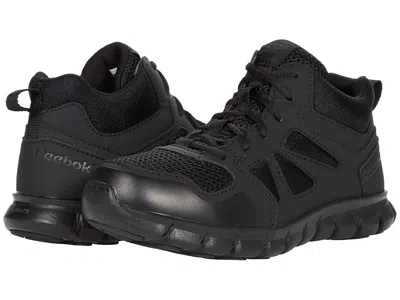 Reebok Work Sublite Cushion Tactical Mid Eh Soft Toe Women's Shoes Black: 7 B - Medium In Multi