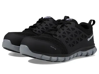 Reebok Work Sublite Cushion Work Alloy Toe Eh In Black