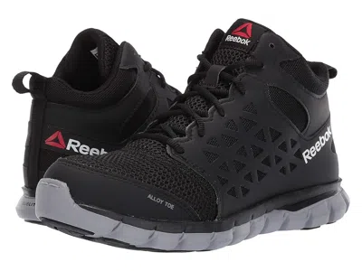 Reebok Work Sublite Cushion Work Alloy Toe Sd Mid In Black