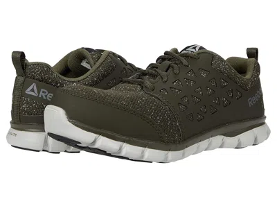 Reebok Work Sublite Cushion Work Comp Toe Eh - Rb051 In Green