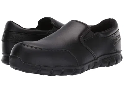Reebok Work Sublite Cushion Work Comp Toe Esd Slip On Men's Work Boots Black: 8 E - Wide