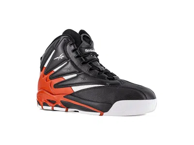 Reebok Work The Blast Work Cowboy Boots Black/ Red/ White : 7 D - Medium, Leather
