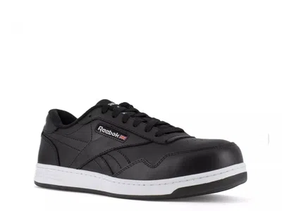 Reebok Work Wide Width Club Memt Composite Toe Work Sneaker In Black
