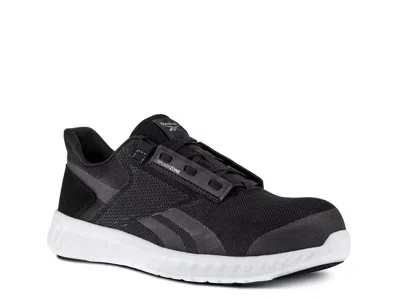 Reebok Work Wide Width Sublite Legend Composite Toe Work Sneaker In Black
