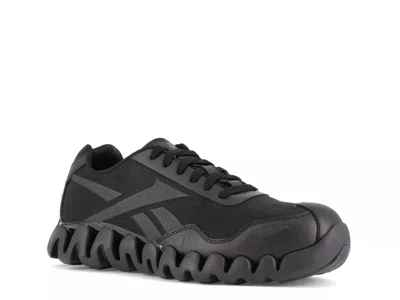 Reebok Work Zig Pulse Composite Toe Work Sneaker In Black