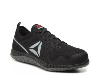 Reebok Work Zprint Steel Toe Work Shoe In Black