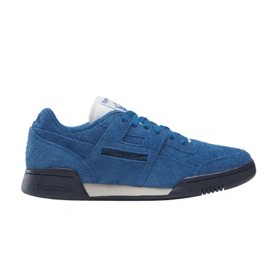 Pre-owned Reebok Workout Plus 'athletic Blue Alabaster White' | Men's Size 6.5