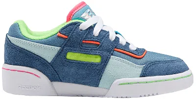 Pre-owned Reebok Workout Plus Dc Wonder Woman Sneakers In None/white/wild Blue