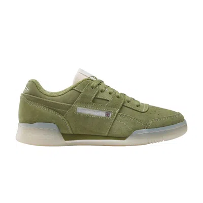 Pre-owned Reebok Workout Plus 'grit Green Chalk Alabaster' | Men's Size 11