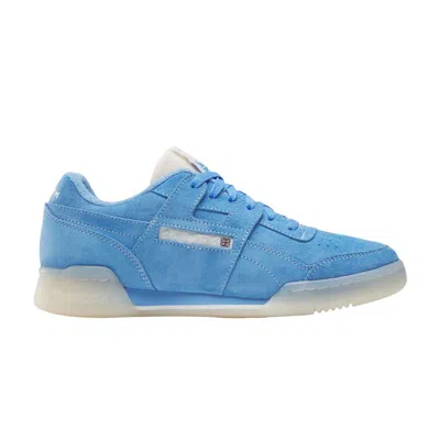 Pre-owned Reebok Workout Plus 'peri Blue Chalk Alabaster' | Men's Size 9.5