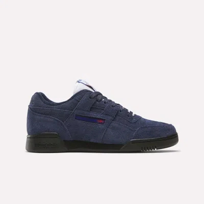 Reebok Workout Plus Shoes In Blue