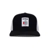 Reebok Woven Patch Vector Trucker Cap In Black