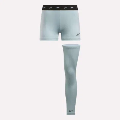 Reebok X Angel Reese Mini Shorts In Blue