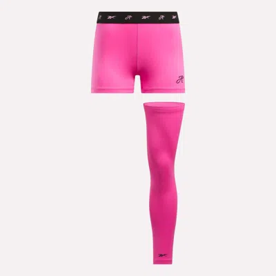 Reebok X Angel Reese Mini Shorts In Pink