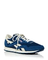 Reebok Classic Nylon Sneaker In Navy/white