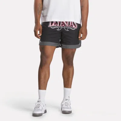 Reebok X Anuel Aa Graphic Shorts In Black
