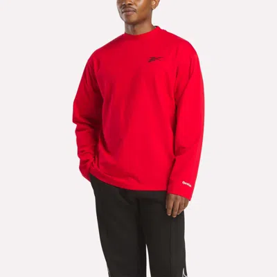 Reebok X Anuel Aa Long Sleeve T-shirt In Red