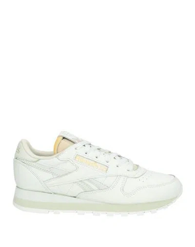 Reebok X Aries Woman Sneakers Light Green Size 6 Leather In Neutral