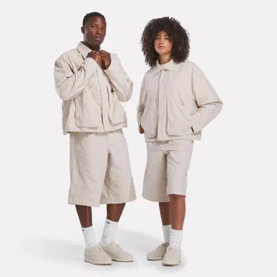 Reebok X Chukwu Coaches Jacket In Gray