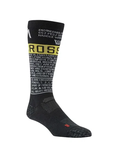 Reebok X Crossfit Crew Socks In Black