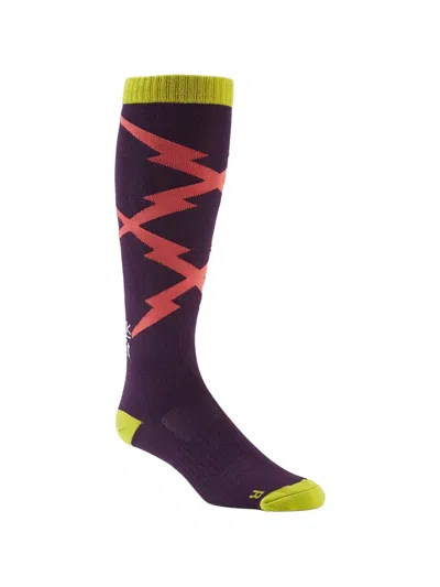 Reebok X Crossfit Knee-high Socks In Purple
