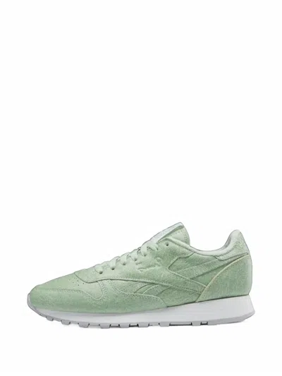 Reebok X Eames Office Classic Leather Sneakers In Green