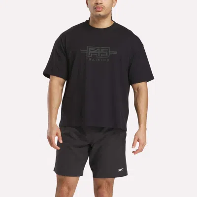 Reebok X F45 Training Tonal Graphic T-shirt In Black