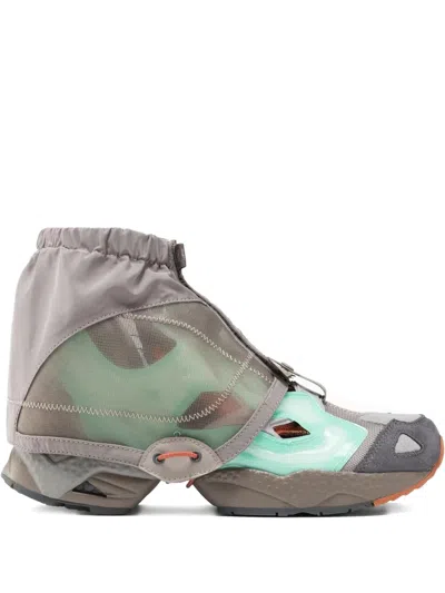 Reebok X Happy99 Instapump Fury 95 "boulder Grey/trek Grey/hint Mint" Sneakers In Multi