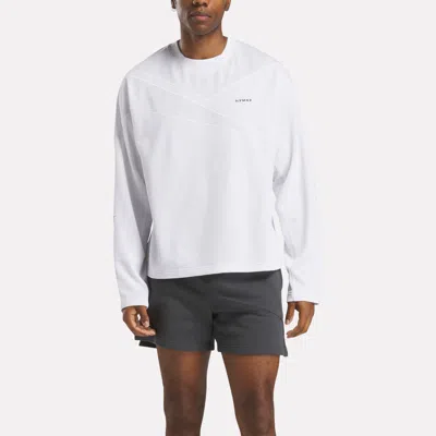 Reebok X Hymne Long Sleeve Jersey T-shirt In White