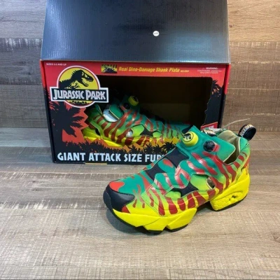 Pre-owned Reebok X Jurassic Park Limited Edition Giant Size Fury Instapump In Multicolor