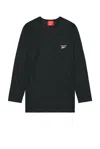 Reebok X Kanghyuk Stitched Logo Tee In Dark Grey