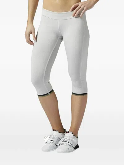 Reebok X Rcf Crossfit Chase Capri Leggings In Gray