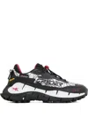 Reebok X Spyder Zig Kinetica 2.5 "white/black/scarlet Red" Sneakers In Black