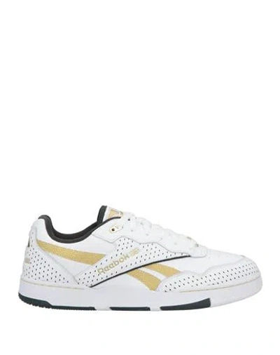 Reebok X Victor Solomon Man Sneakers White Size 9 Leather, Textile Fibers