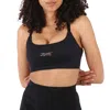 Reebok X Victoria Beckham Black Logo Seamless Sports Bra In Black