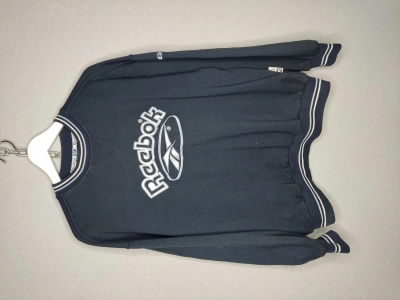 Pre-owned Reebok X Vintage Reebok Vintage Sweatshirt Embroidered Big Logo In Black
