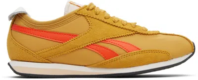 Reebok Yellow R400 Sneakers In Gold/pump Orange