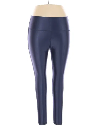 Pre-owned Reebok Yoga Pants In Blue