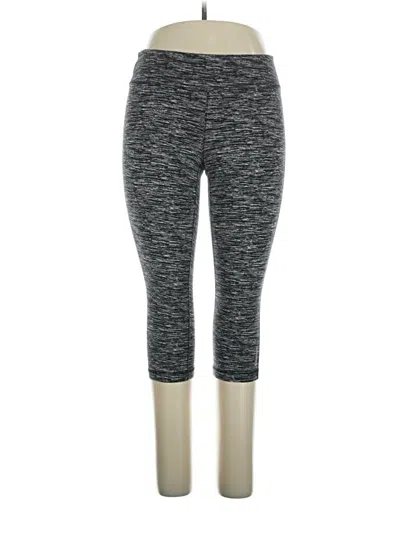 Pre-owned Reebok Yoga Pants In Gray
