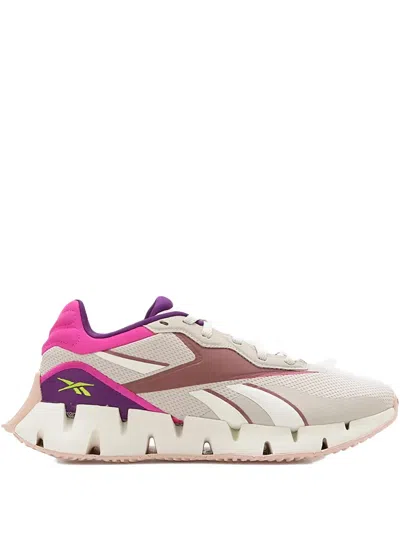 Reebok Zig Dynamica 4 "beige/pink" Sneakers In Neutral