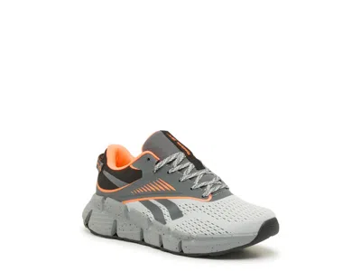 Reebok Zig Dynamica Sneaker Kids' In Grey/orange