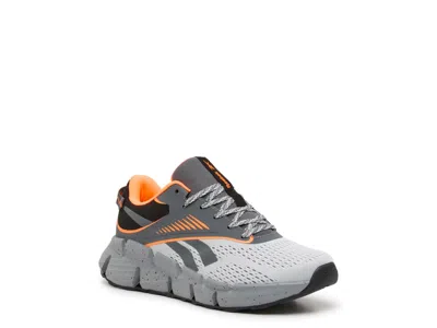 Reebok Zig Dynamica Sneaker Kids' In Grey/orange