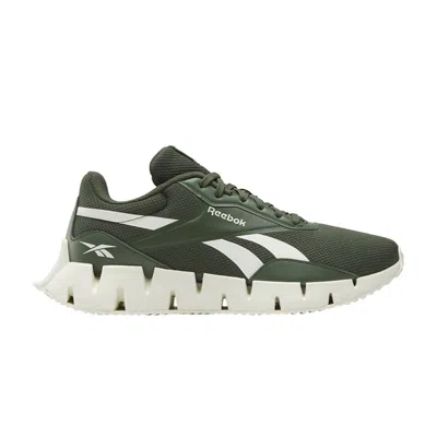Pre-owned Reebok Zig Dynamica Str 'grit Green' | Men's Size 12