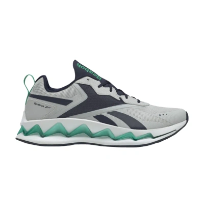 Pre-owned Reebok Zig Elusion 'navy Court Green' In Grey