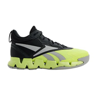 Pre-owned Reebok Zig Encore 'night Black Solar Acid Yellow' | Men's Size 6.5